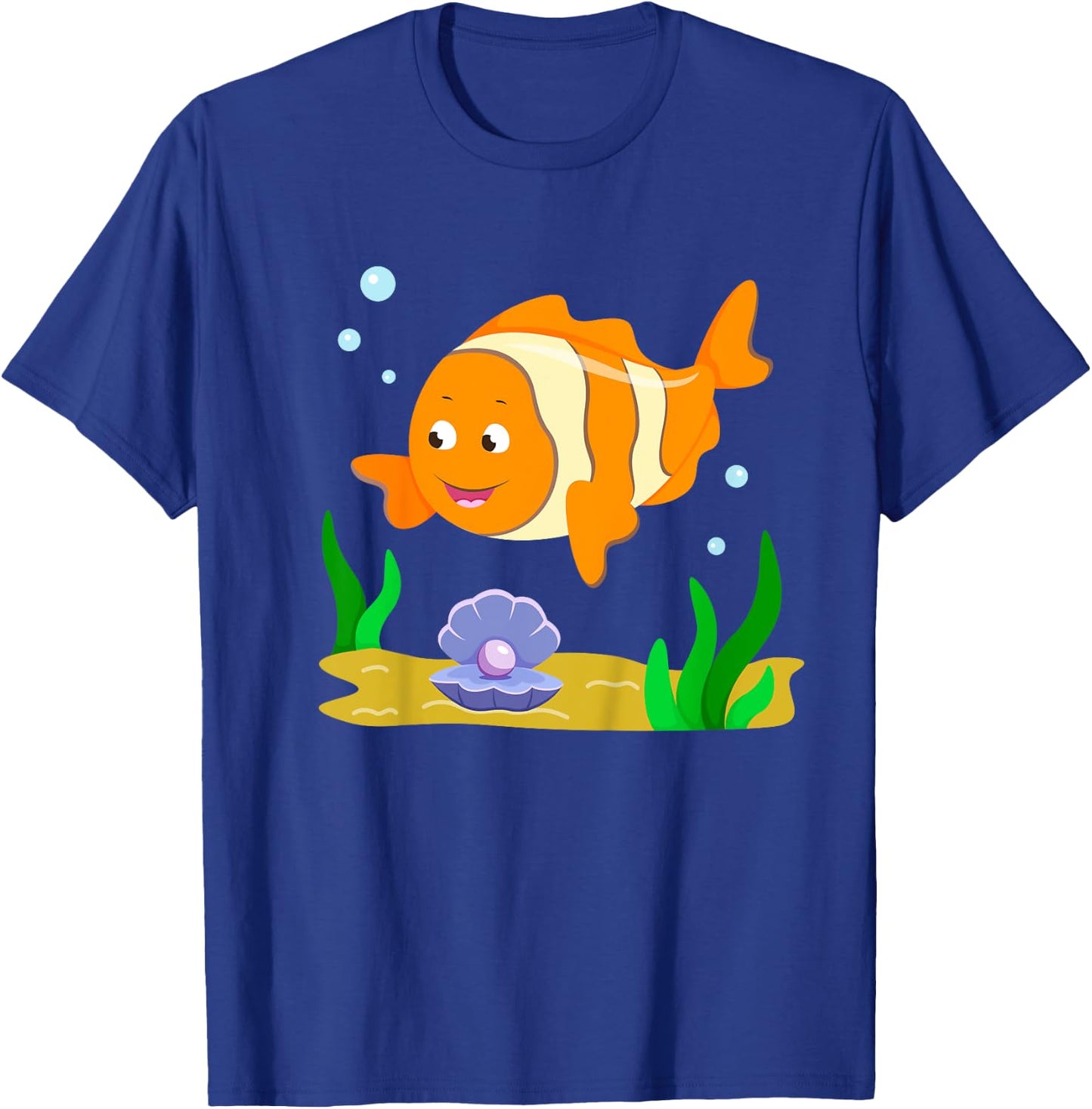 Cute clown fish baby boy girl toddler T-Shirt - T-Shirt | Royal