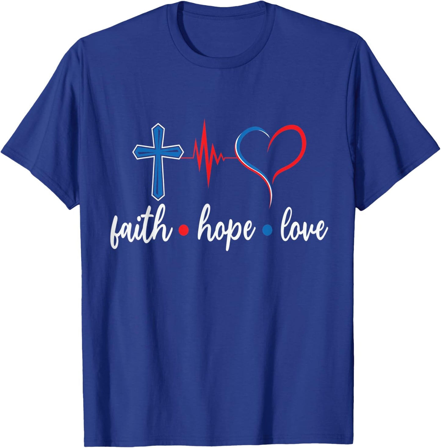 Nurse merch, Faith Hope Love Student Medical T-Shirt - T-Shirt | Royal
