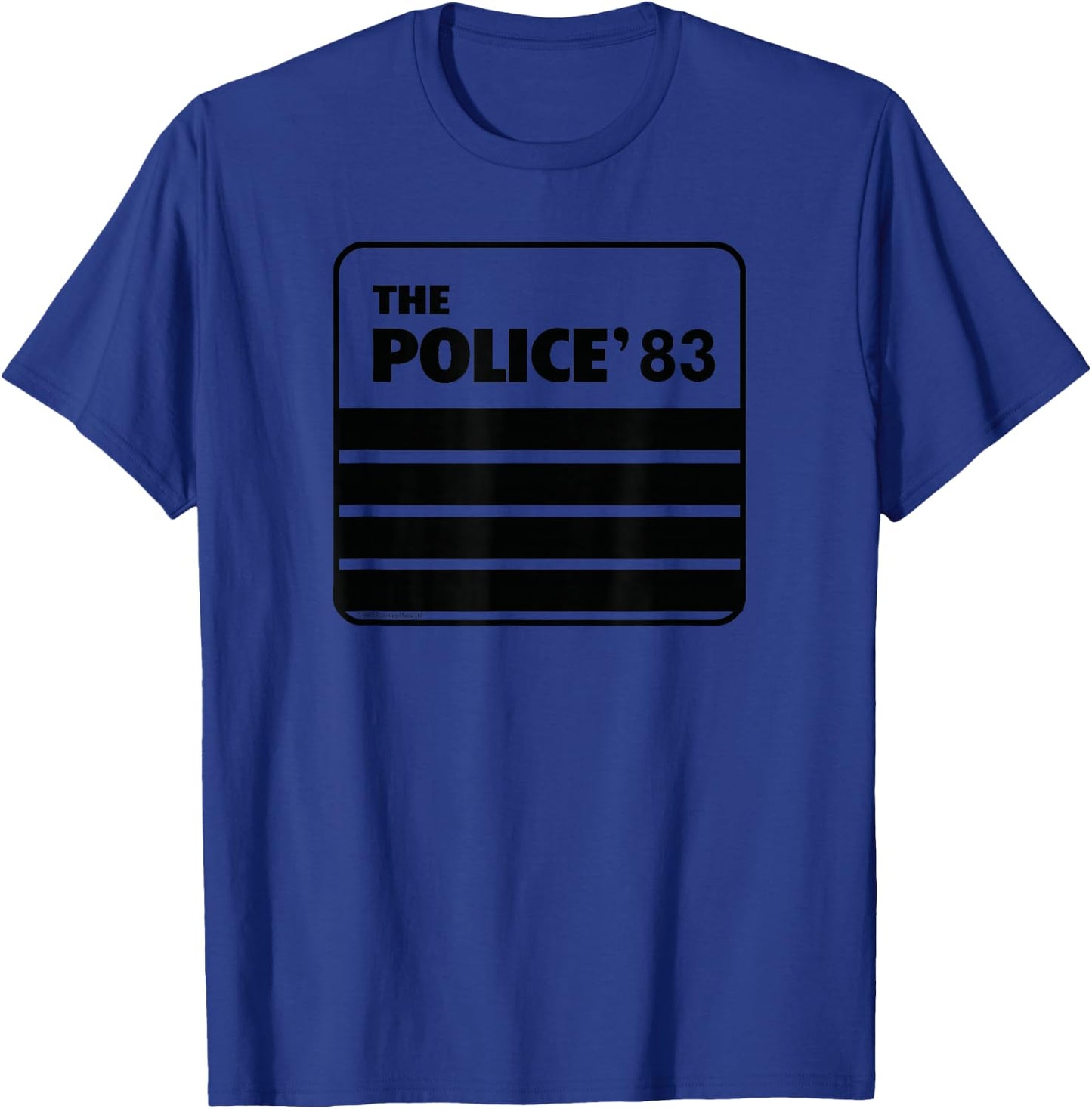 Official The Police Rock Music Band Boys 83 T-Shirt - T-Shirt | Royal