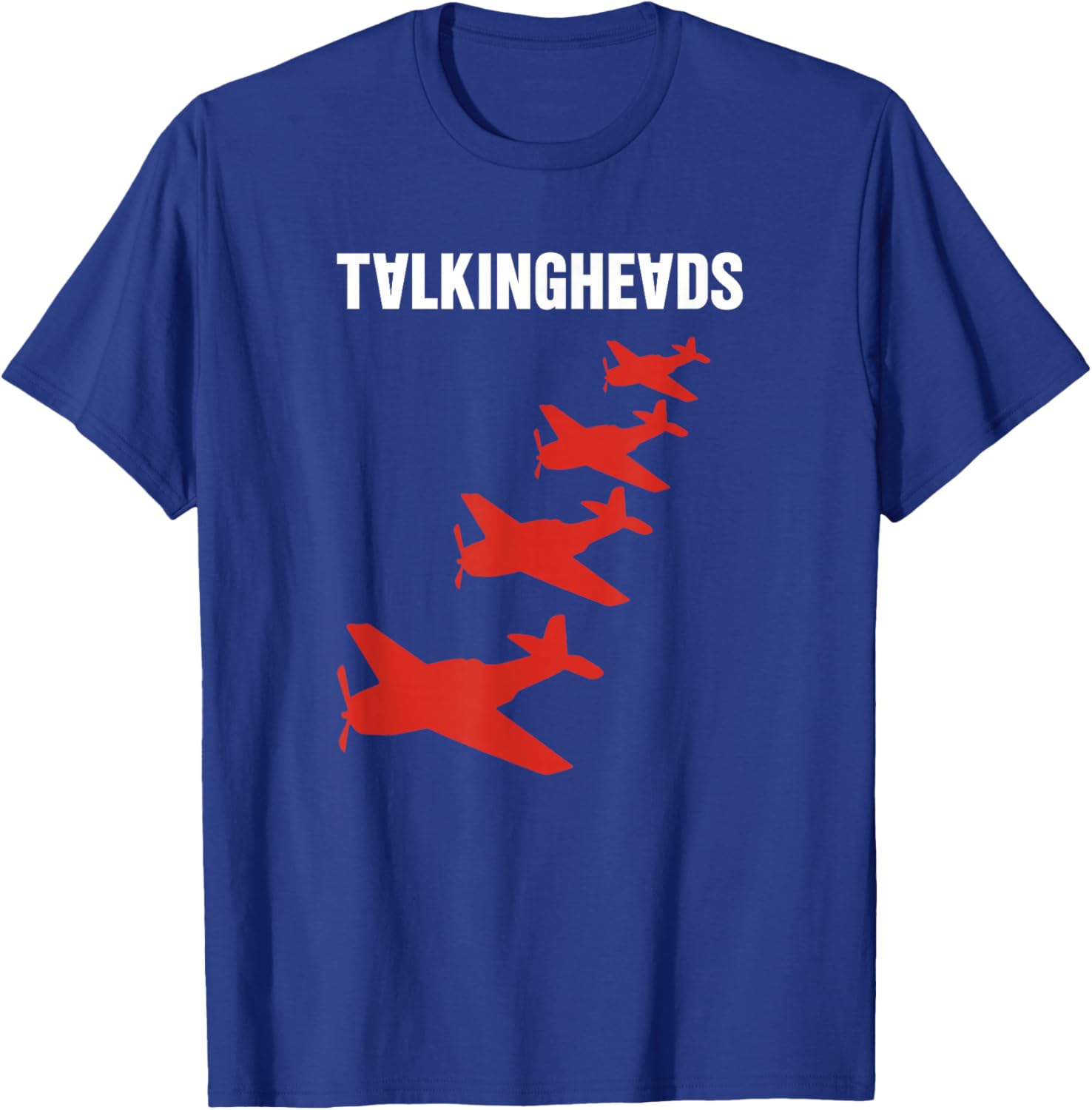 Talking Heads Four Planes T-Shirt - T-Shirt | Royal