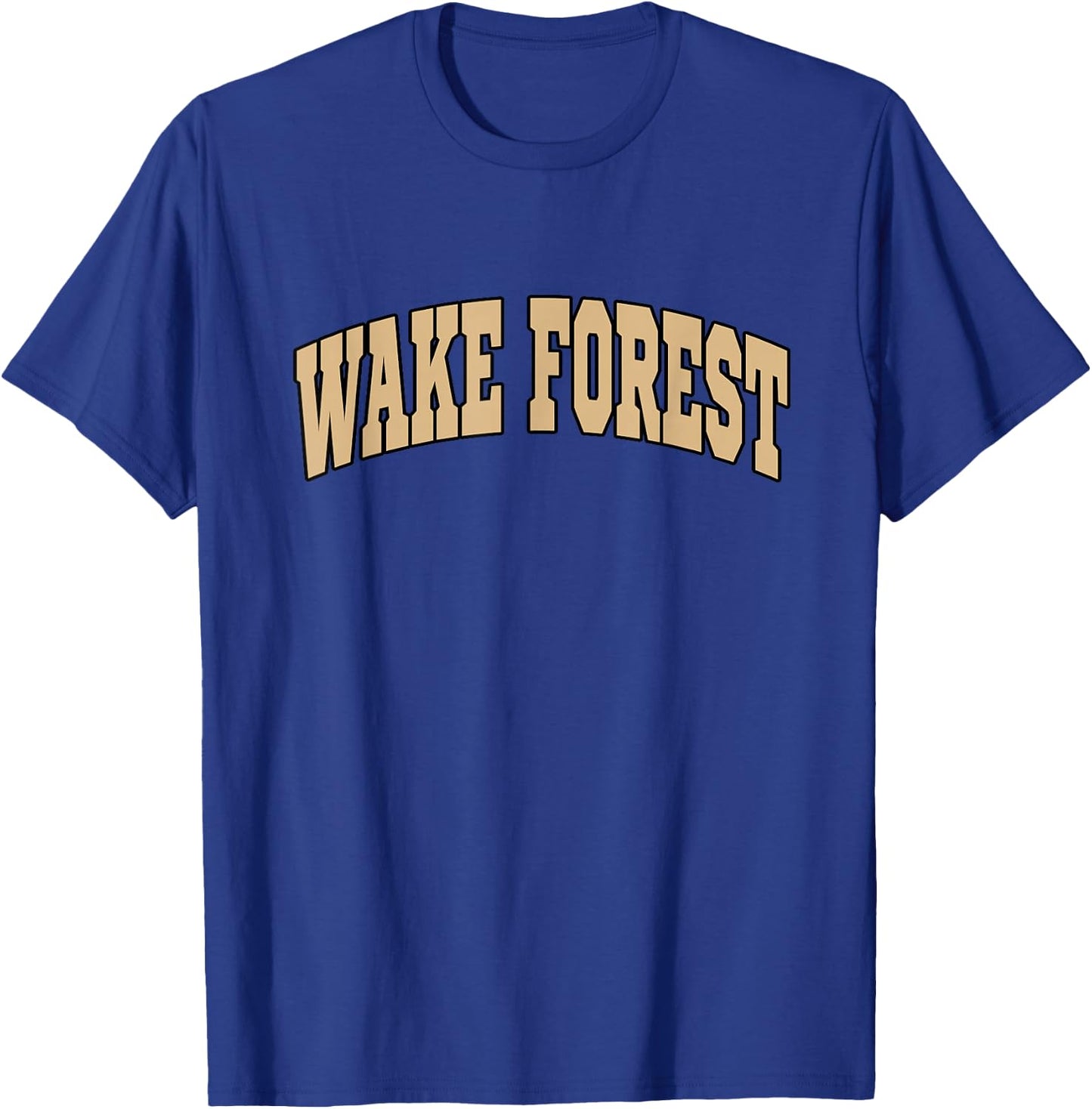 Wake Forest - Throwback Design - Classic T-Shirt - T-Shirt | Royal