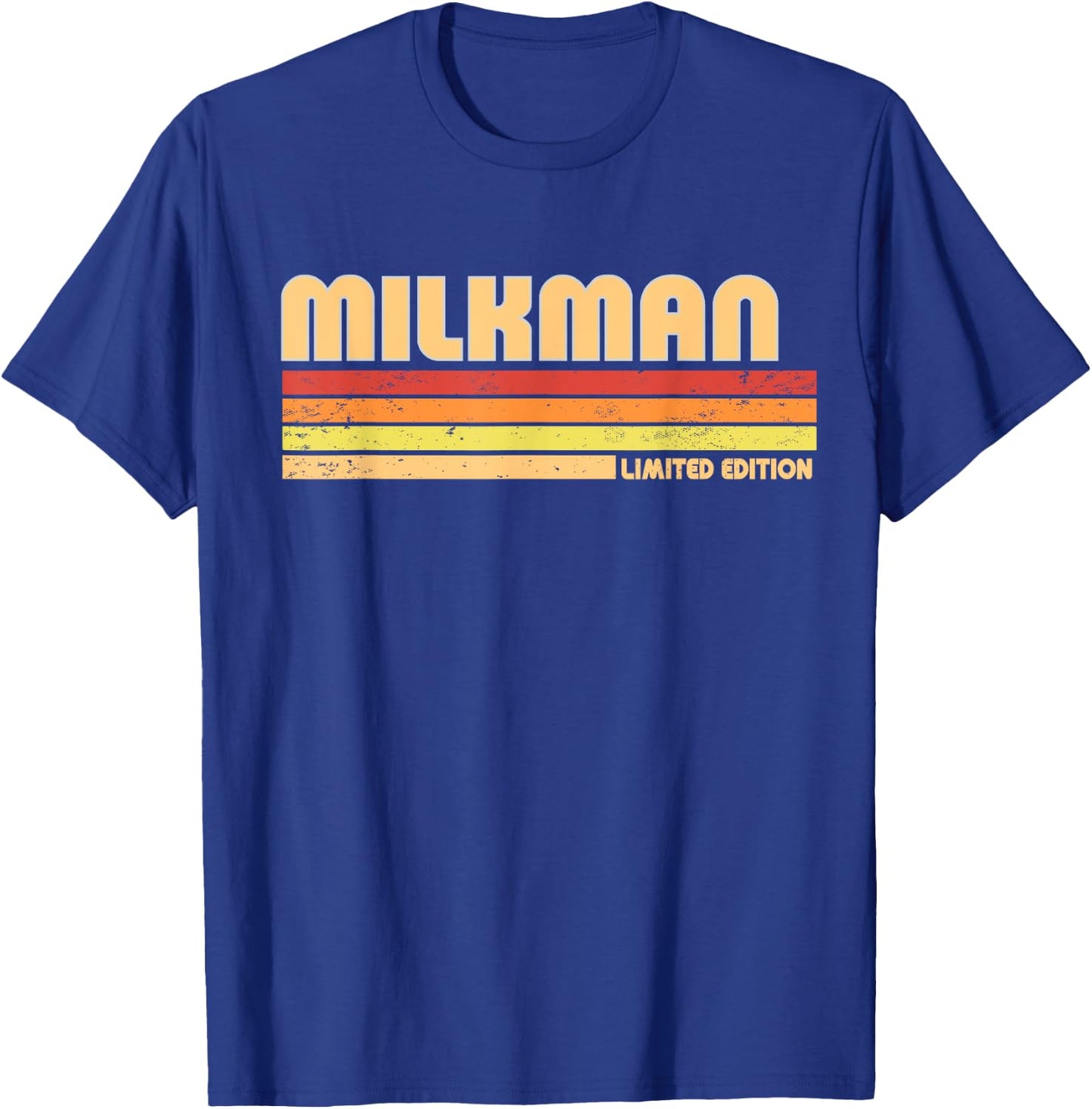 MILKMAN Funny Personalized Title Profession Birthday Idea T-Shirt - T-Shirt | Royal