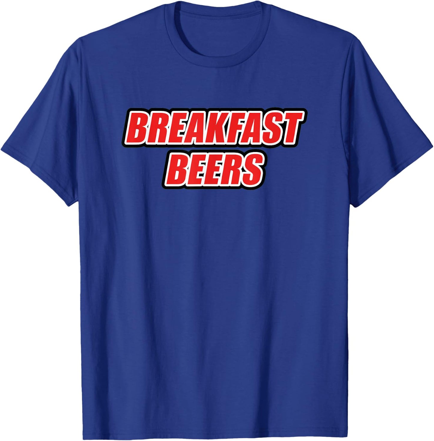 Breakfast Beers T-Shirt - T-Shirt | Royal