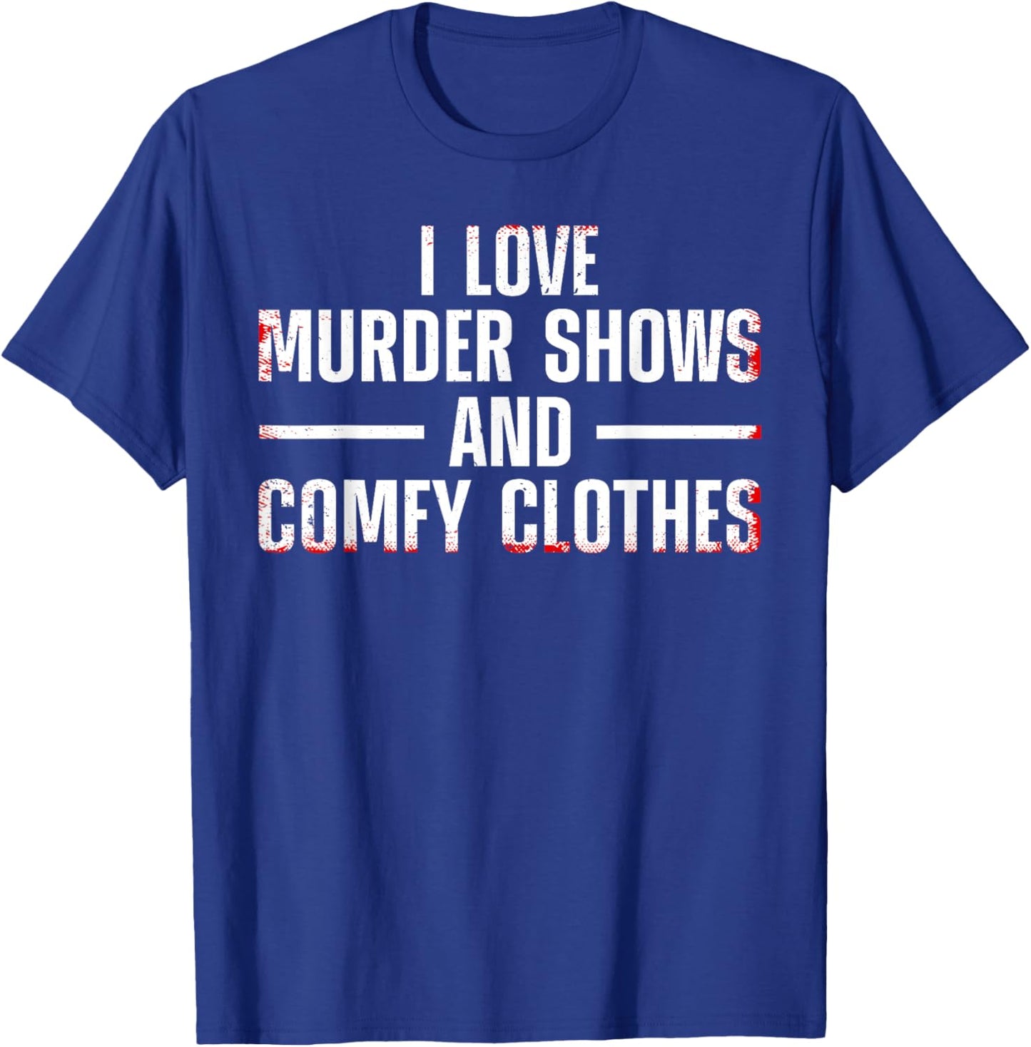 Funny Murder Show Art Women Morbid Spy Investigator T-Shirt - T-Shirt | Royal
