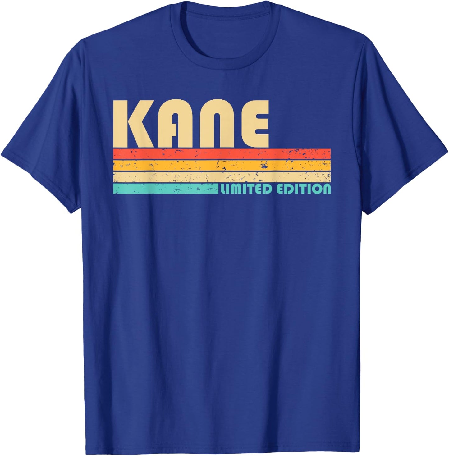 KANE Surname Funny Retro Vintage 80s 90s Birthday Reunion T-Shirt - T-Shirt | Royal