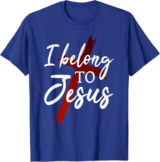 Christian God Faith I belong to jesus T-Shirt - T-Shirt | Royal