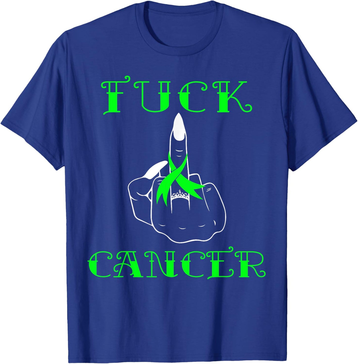 Fuck Cancer Tattoos Survivor Non-Hodgkin Lymphoma Cancer T-Shirt - T-Shirt | Royal
