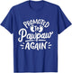 Promoted to Pawpaw again Fathers Day T-Shirt - T-Shirt | Royal