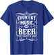 Country Music Beer Lover Vintage Guitar Cowboy Boots Product T-Shirt - T-Shirt | Royal