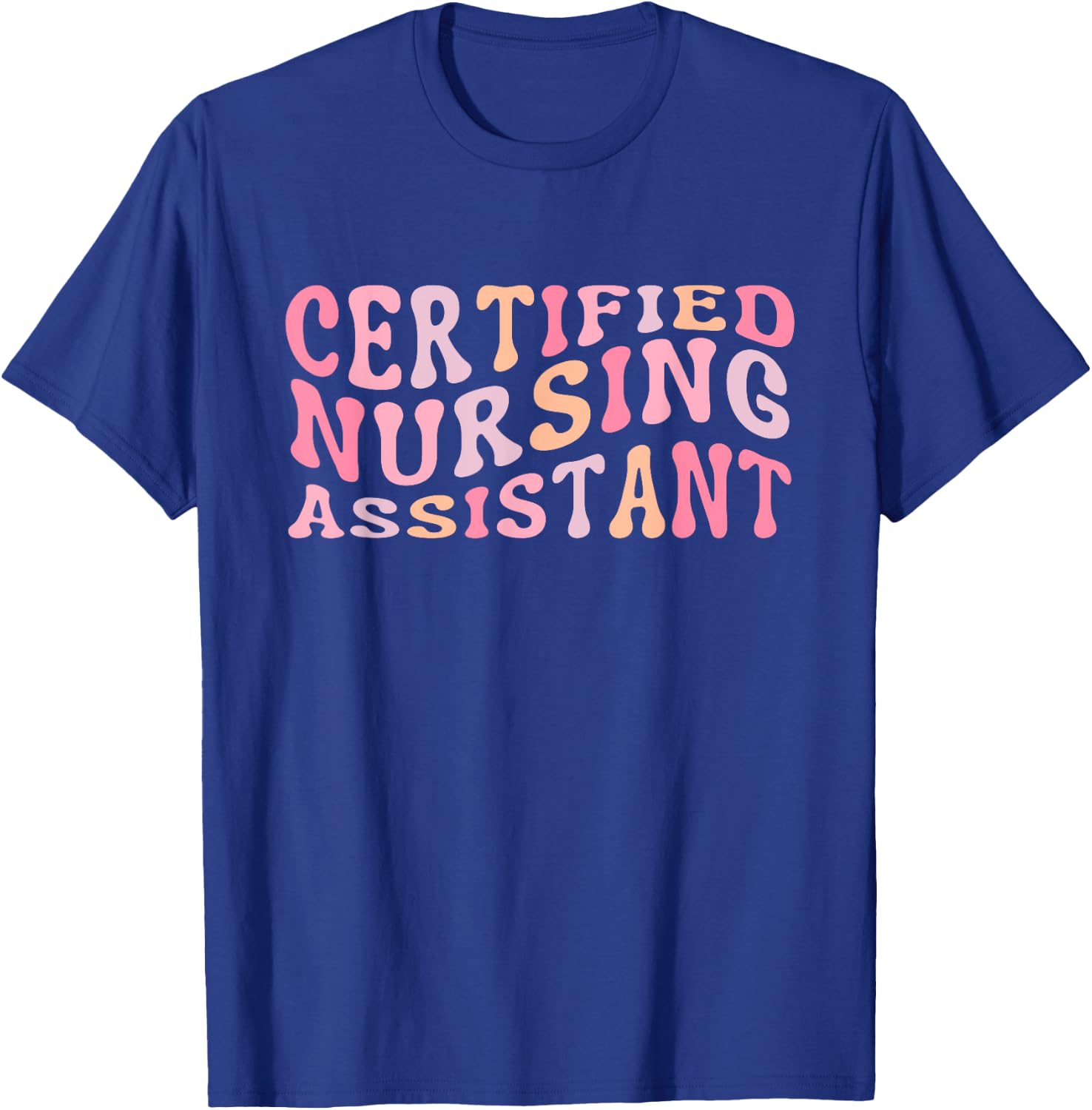 CNA Certified Nursing Assistant Medical T-Shirt - T-Shirt | Royal