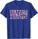 CNA Certified Nursing Assistant Medical T-Shirt - T-Shirt | Royal