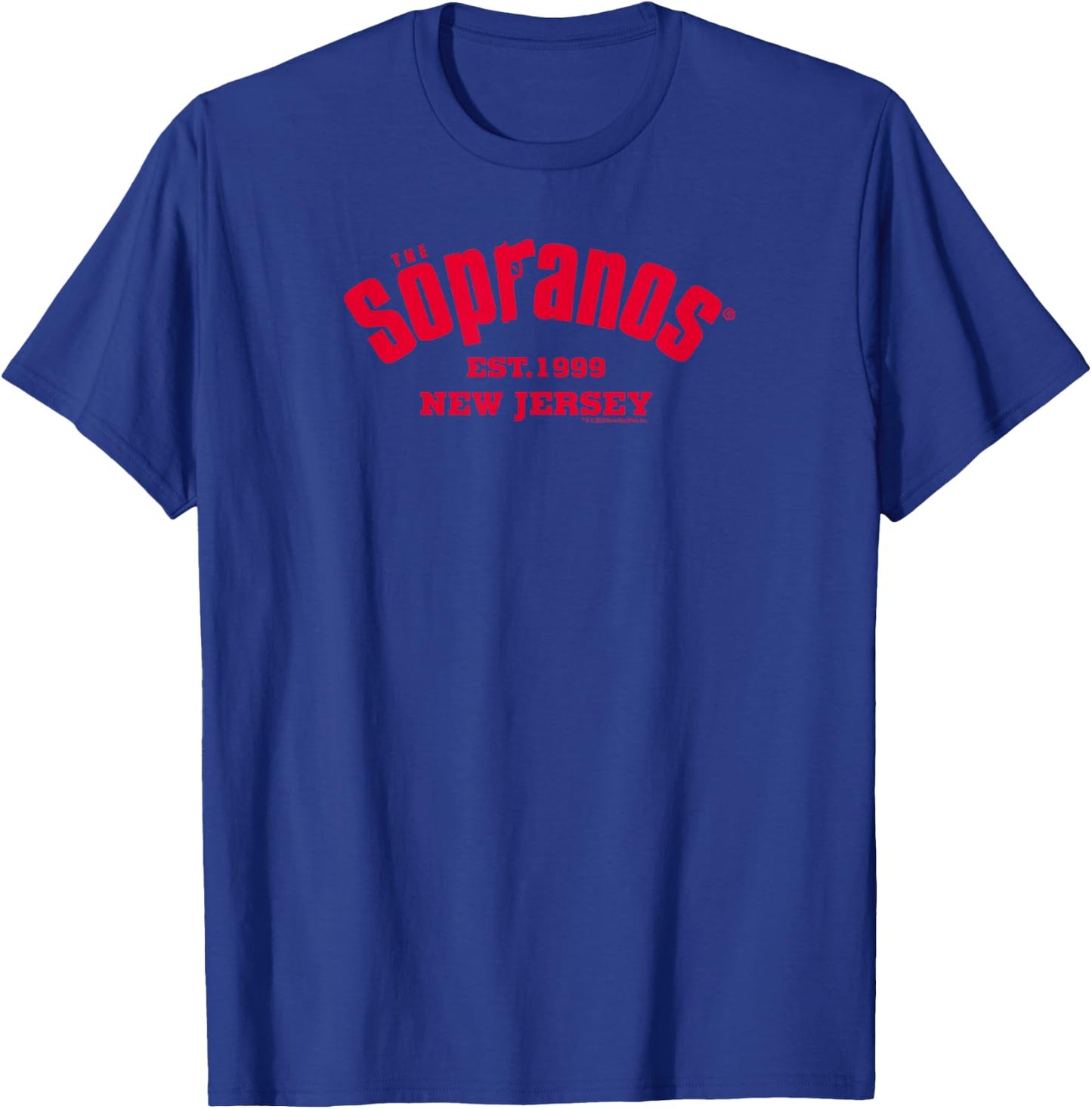The Sopranos 1999 New Jersey Adult T-Shirt - T-Shirt | Royal