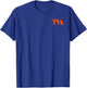 Marvel Loki TVA Front Back Pocket Logo Small T-Shirt - T-Shirt | Royal