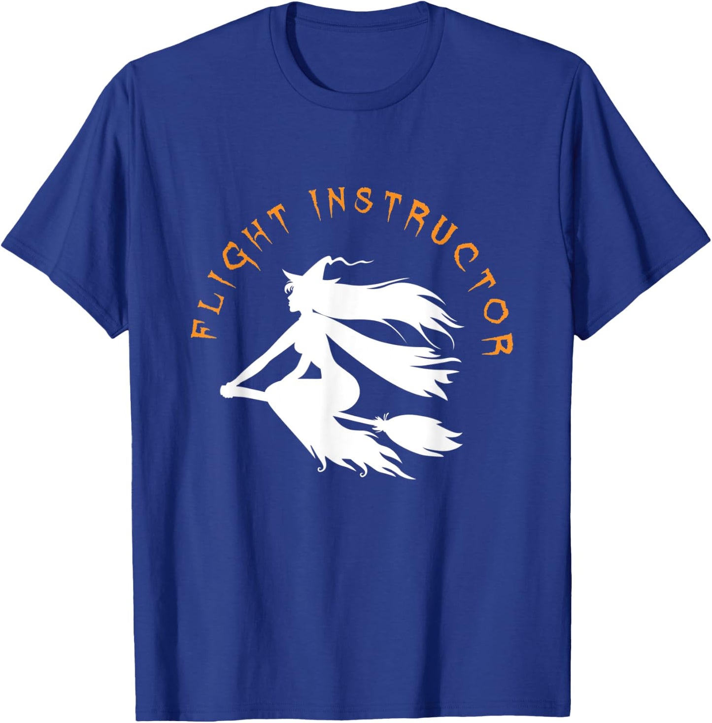 Flight Instructor Costume I Monster Witch Halloween Party T-Shirt - T-Shirt | Royal