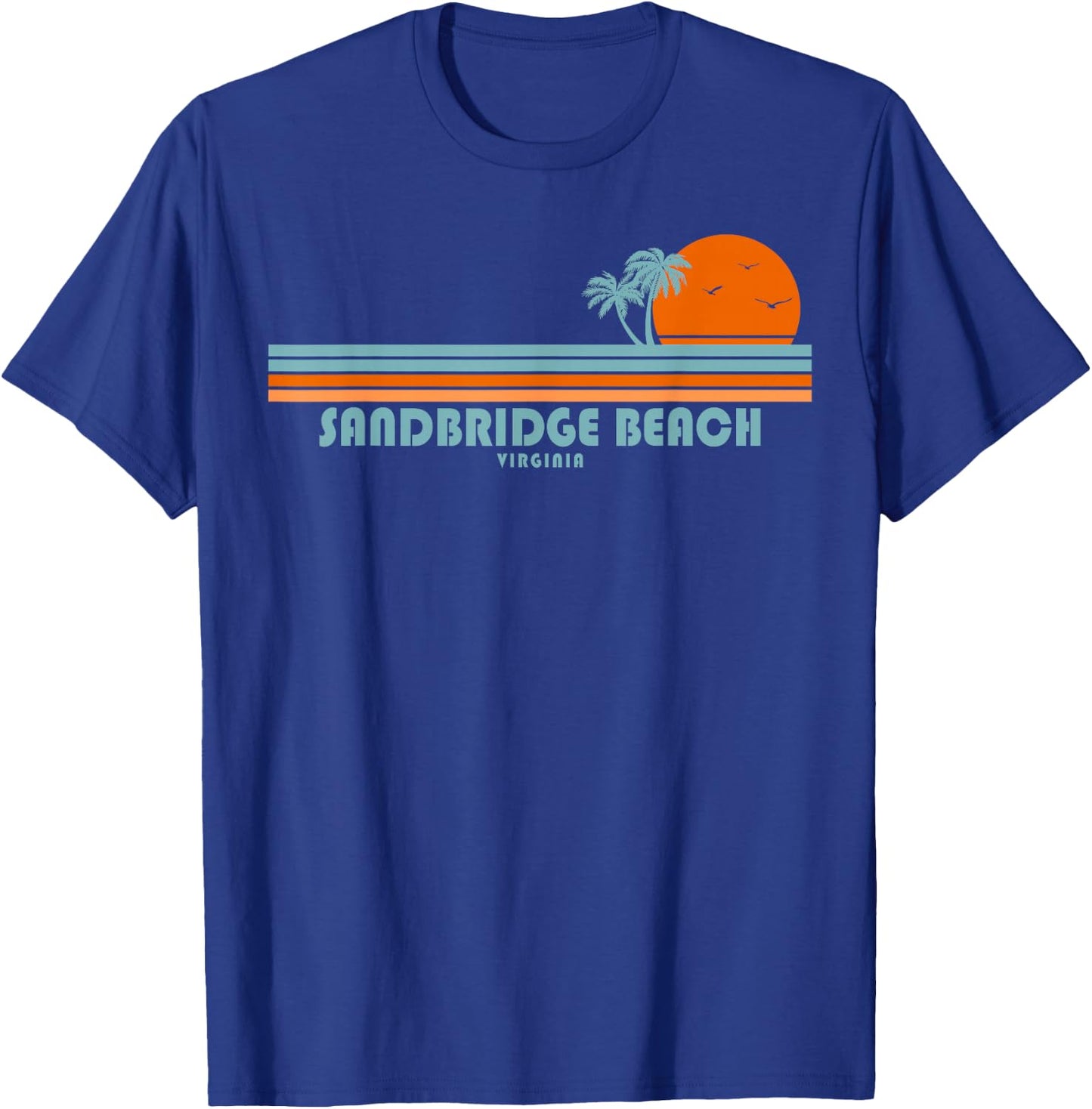 Sandbridge Beach Virginia T-Shirt - T-Shirt | Royal