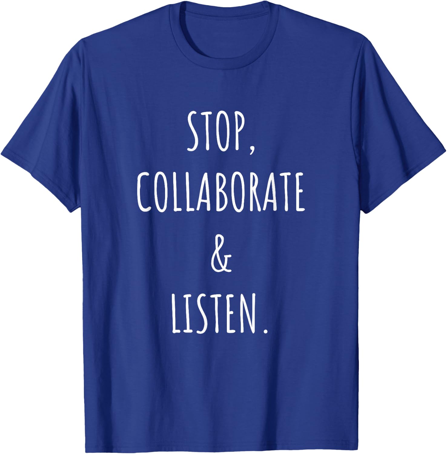 Stop, Collaborate and Listen Ice Ice Baby 90's Retro T-Shirt - T-Shirt | Royal