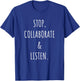 Stop, Collaborate and Listen Ice Ice Baby 90's Retro T-Shirt - T-Shirt | Royal