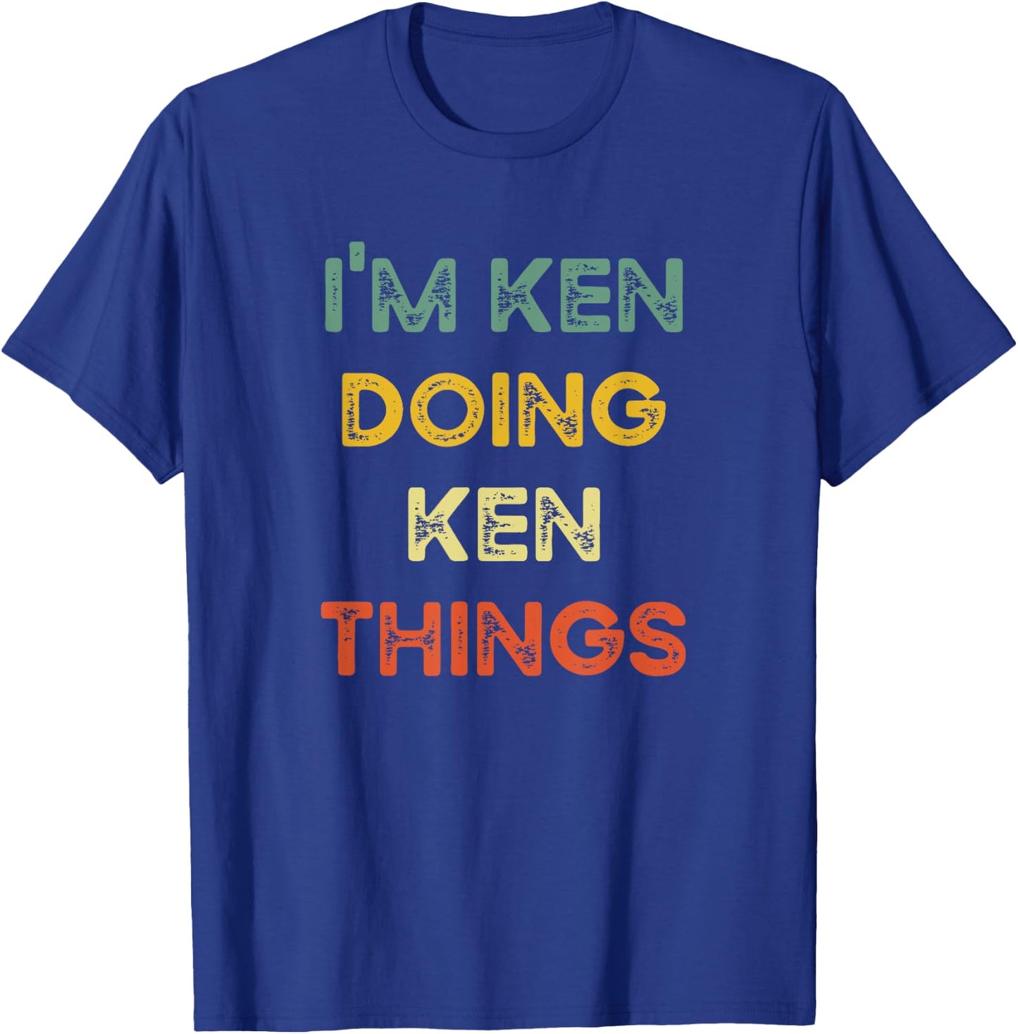 I'm Ken Doing Ken Things Funny Christmas Idea T-Shirt - T-Shirt | Royal