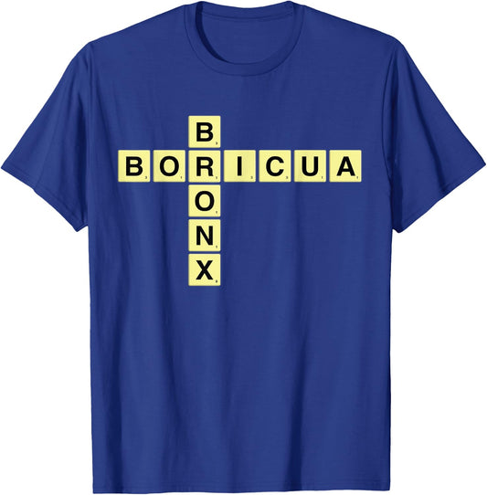 Bronx Boricua Nuyorican NY New York Puerto Rican Puzzle T-Shirt - T-Shirt | Royal