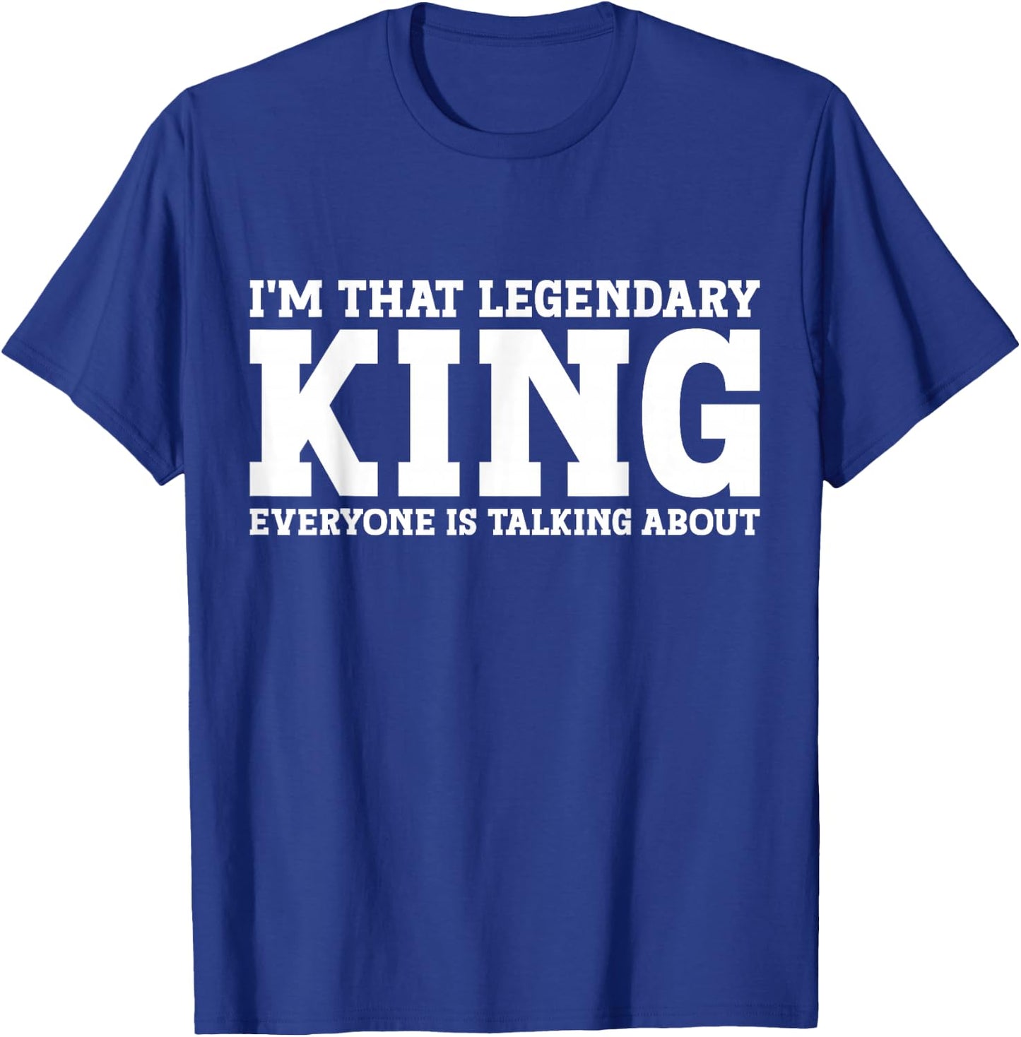King Personal Name Funny King T-Shirt - T-Shirt | Royal