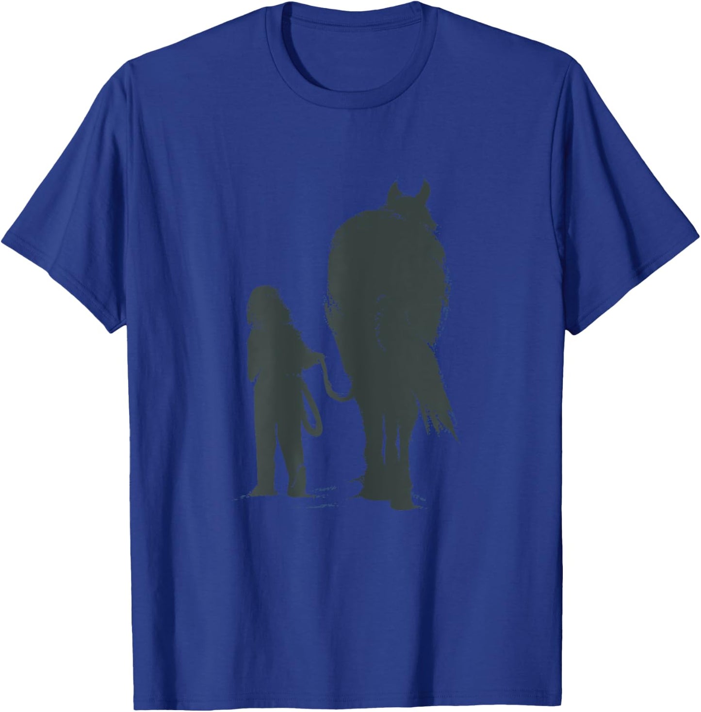 Horseback Riding Equestrian Horse Girl T-Shirt - T-Shirt | Royal