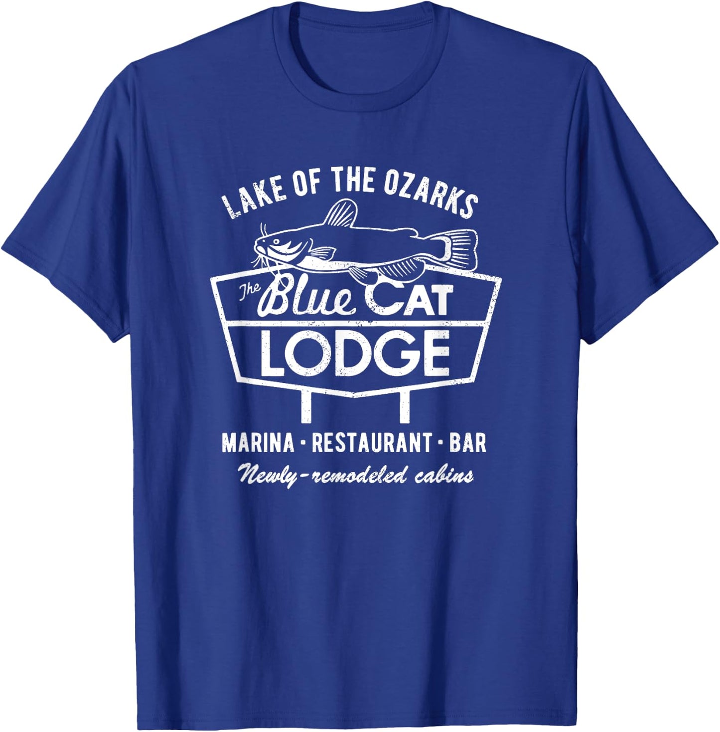 Blue Cat Lodge T-Shirt - T-Shirt | Royal