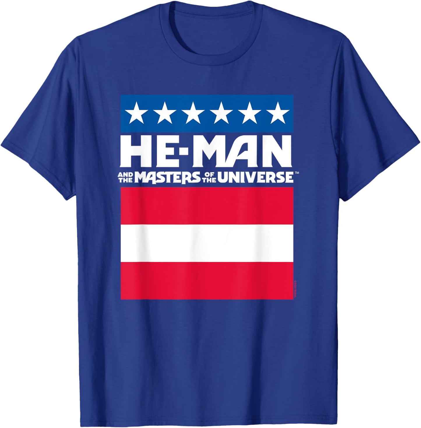 Masters Of The Universe - He-Man Logo Flag T-Shirt - T-Shirt | Royal