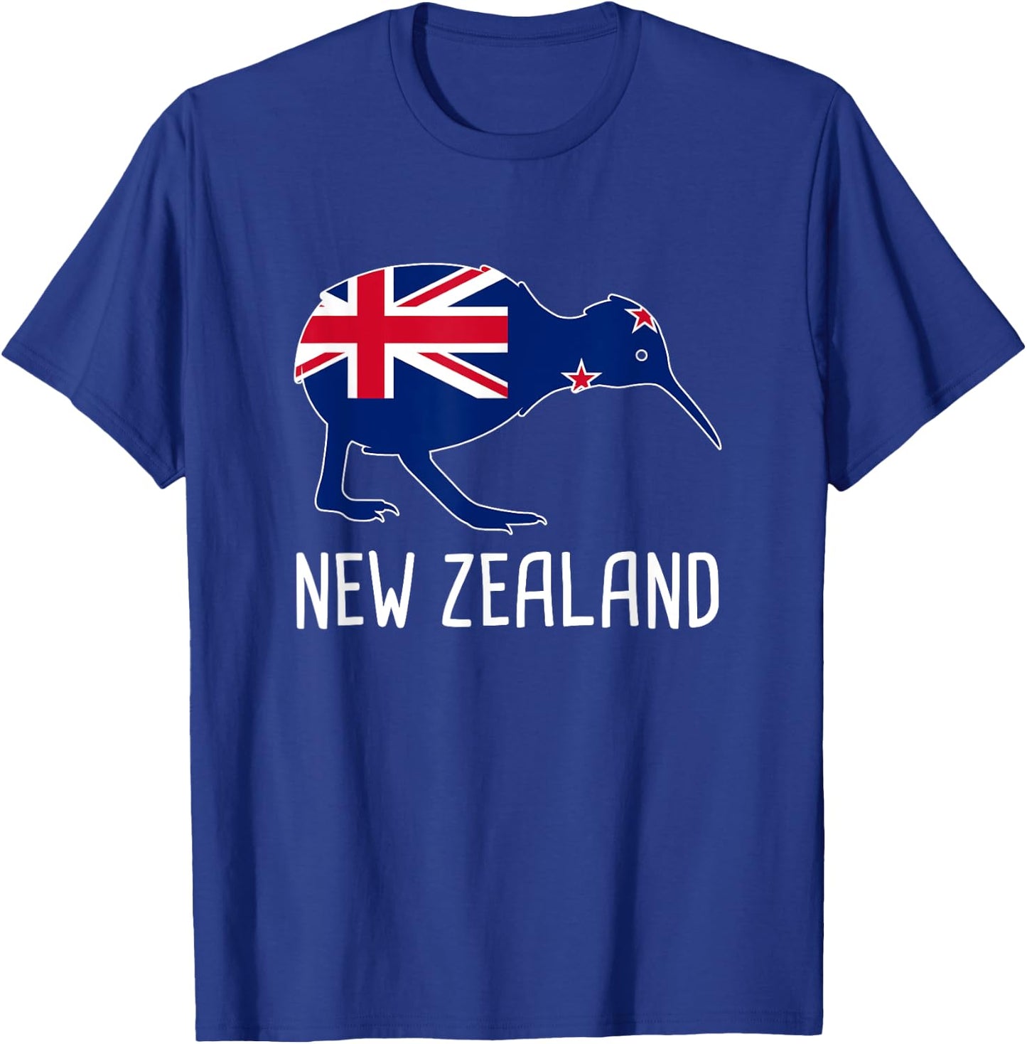 Kiwi Bird New Zealand T-Shirt - T-Shirt | Royal