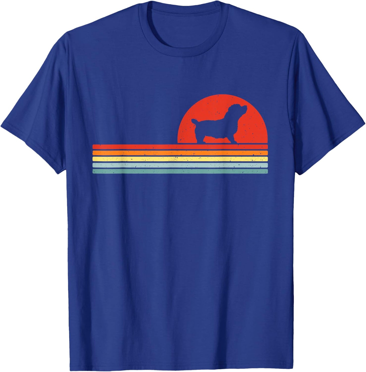 Glen of Imaal Terrier Retro T-Shirt - T-Shirt | Royal
