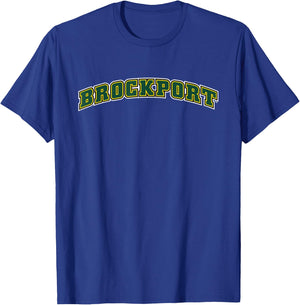 SUNY Brockport Golden Eagles Classic Collegiate Text T-Shirt - T-Shirt | Royal