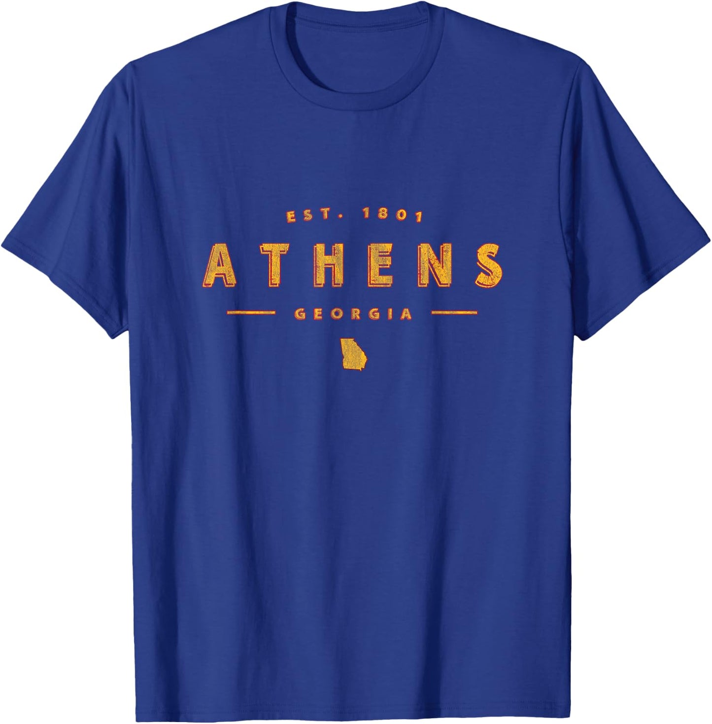 Athens Georgia - Athens GA T-Shirt - T-Shirt | Royal