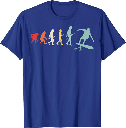 Hydrofoil Surfing Evolution Design for a Hydrofoil Expert T-Shirt - T-Shirt | Royal