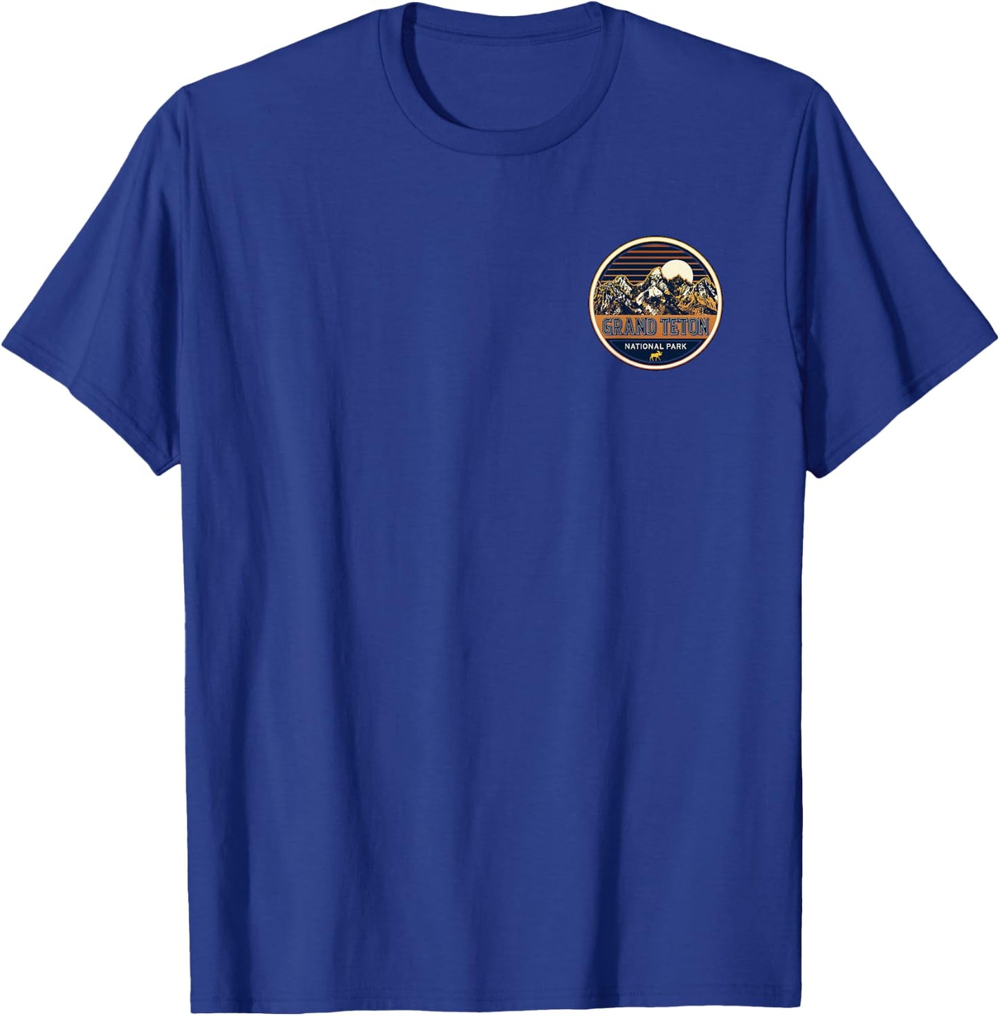 Grand Teton National Park Vintage T-Shirt - T-Shirt | Royal