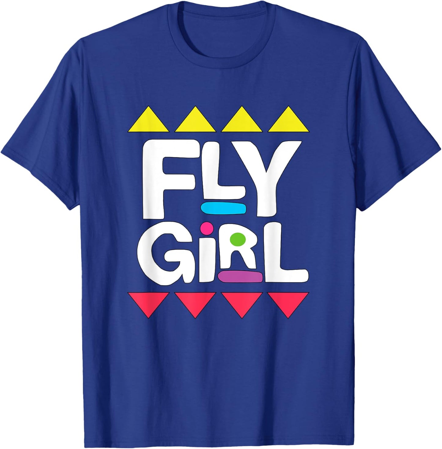 Fly Girl 80s Hip Hop Shirt for Woman 90s Old School B-Girl T-Shirt - T-Shirt | Royal