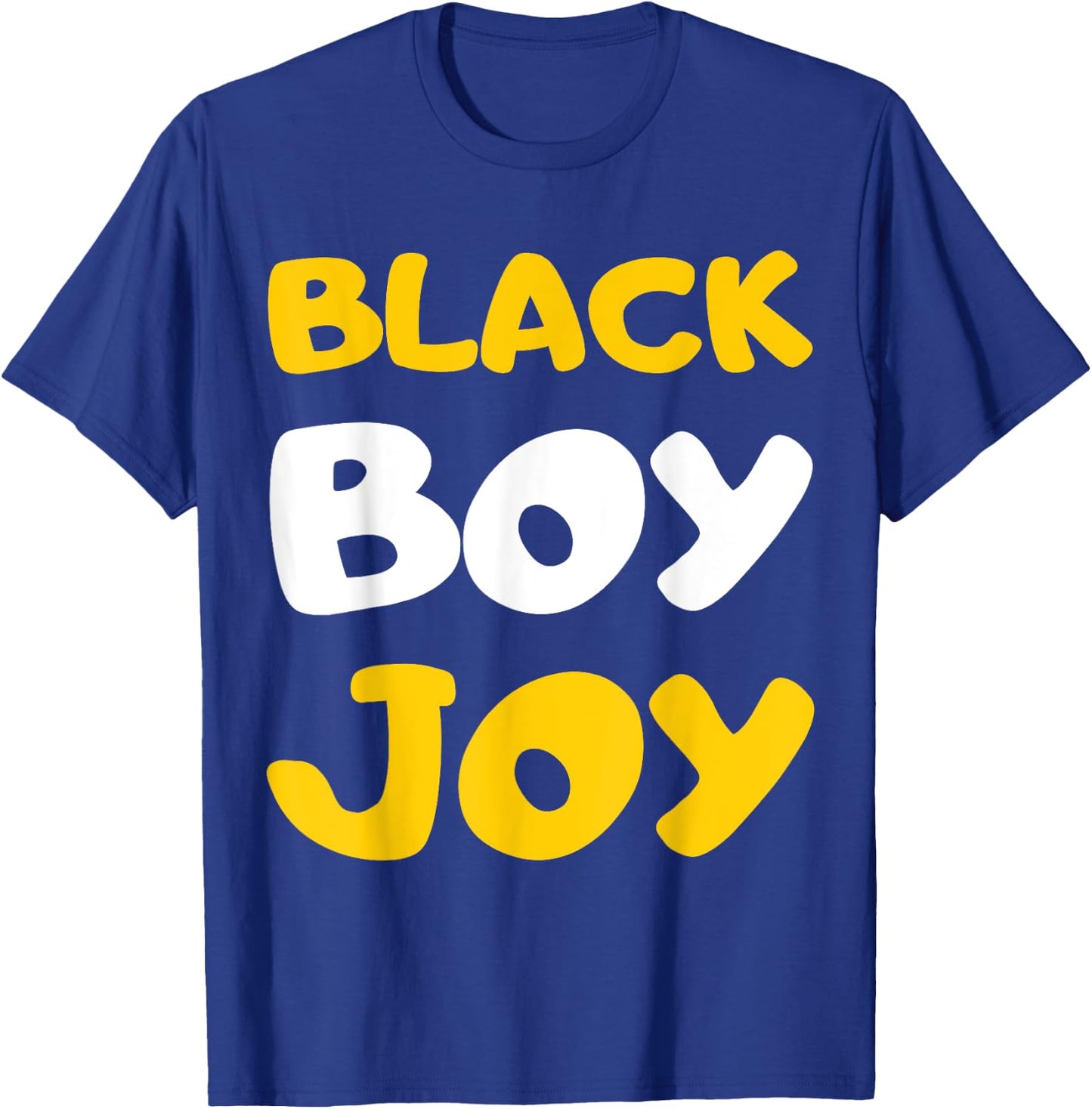 Black Boy Joy African American Black Pride Movement T-Shirt - T-Shirt | Royal