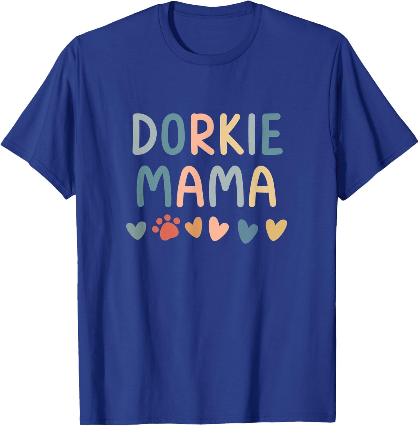 Dorkie Mama Dog Mom Women T-Shirt - T-Shirt | Royal
