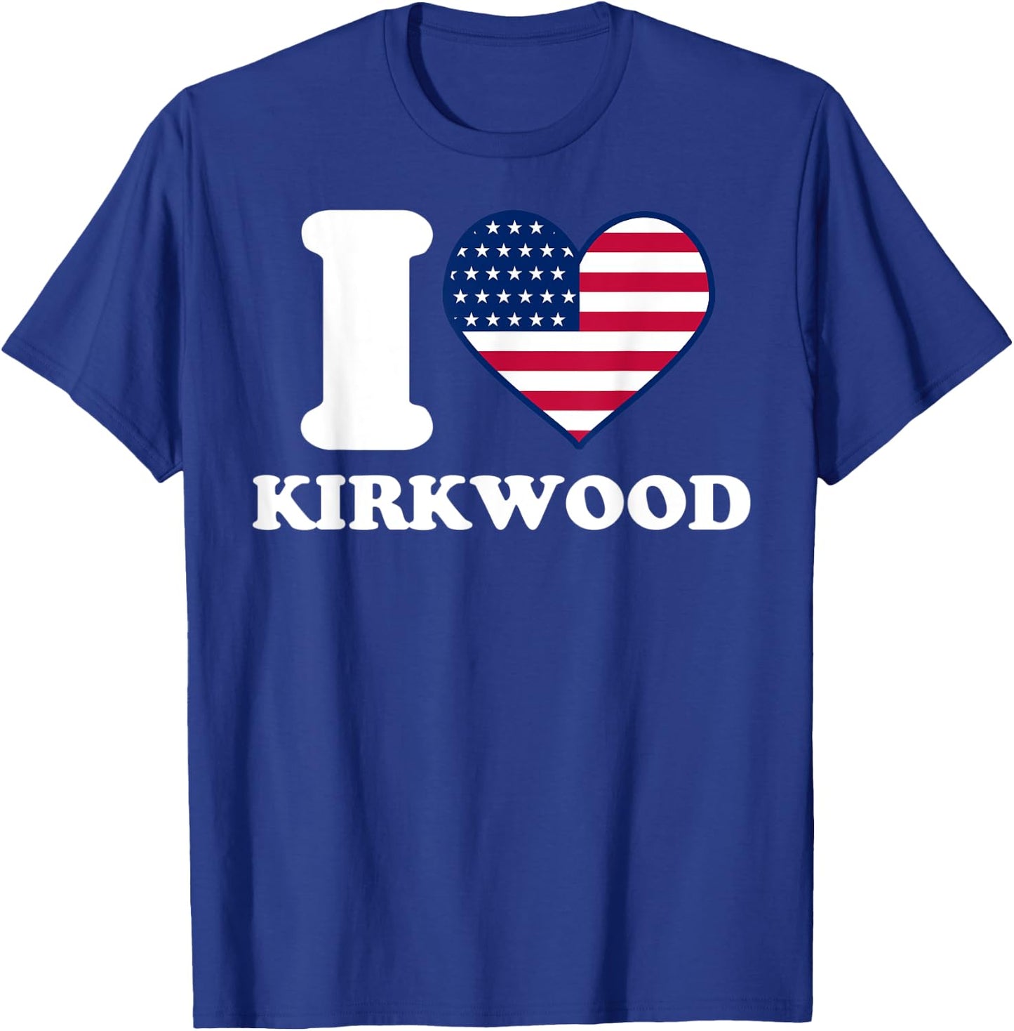 I love Kirkwood I heart Kirkwood T-Shirt - T-Shirt | Royal