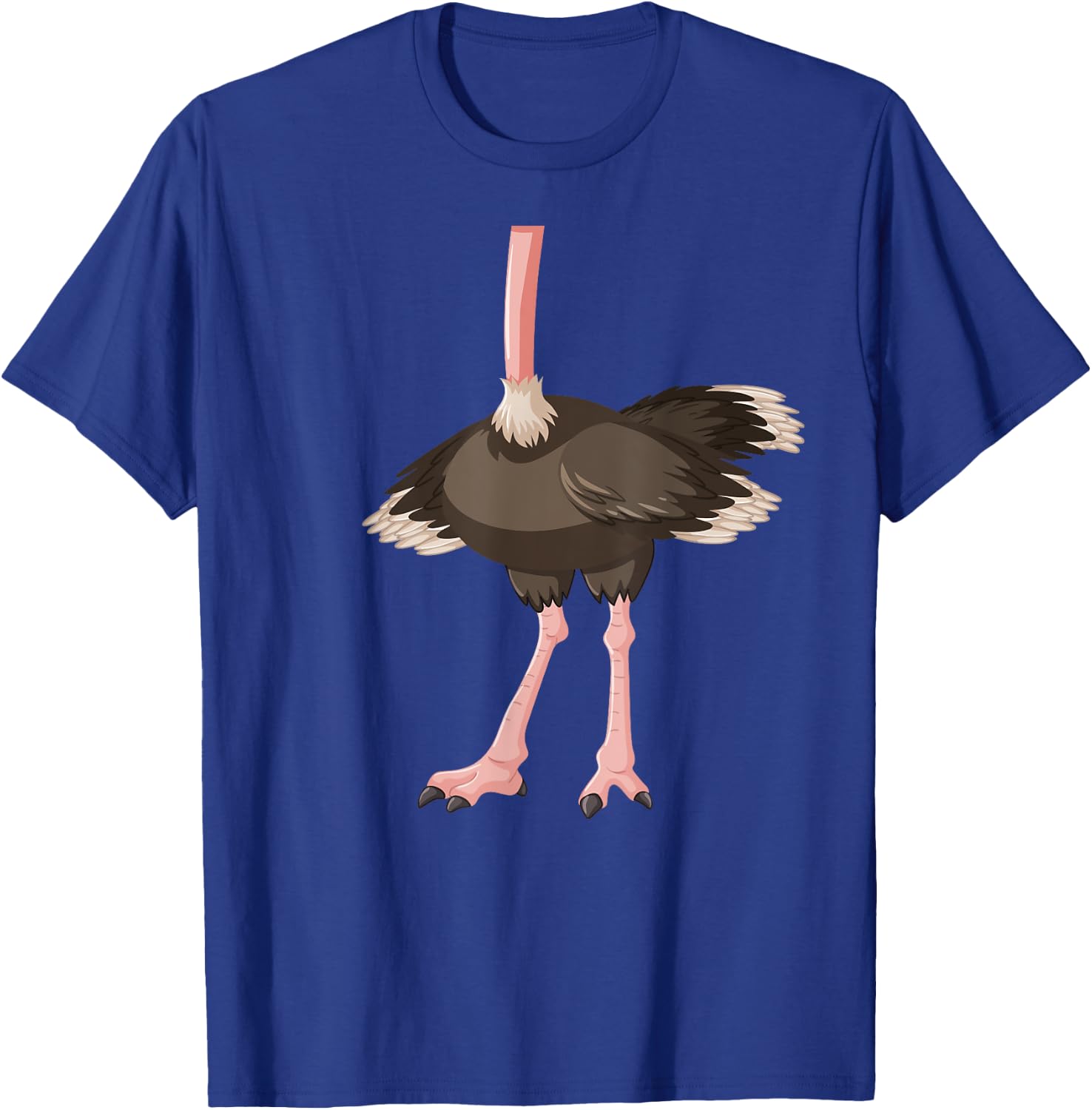 Ostrich Costume Cute Boys Girls Flightless Bird T-Shirt - T-Shirt | Royal