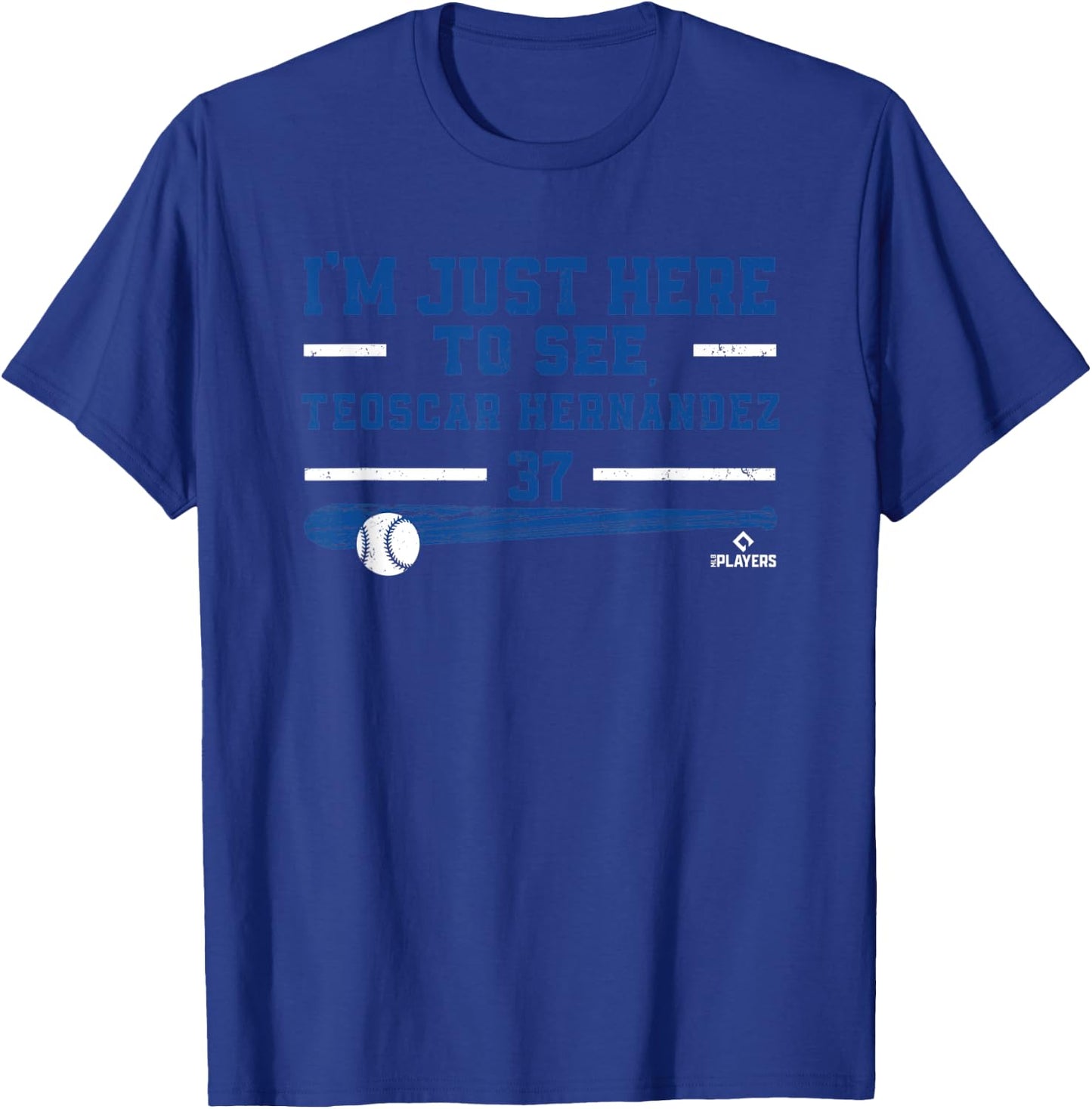 BallPark MVP I'm Just Here to See Teoscar Hernandez Toronto MLBPA T-Shirt - T-Shirt | Royal