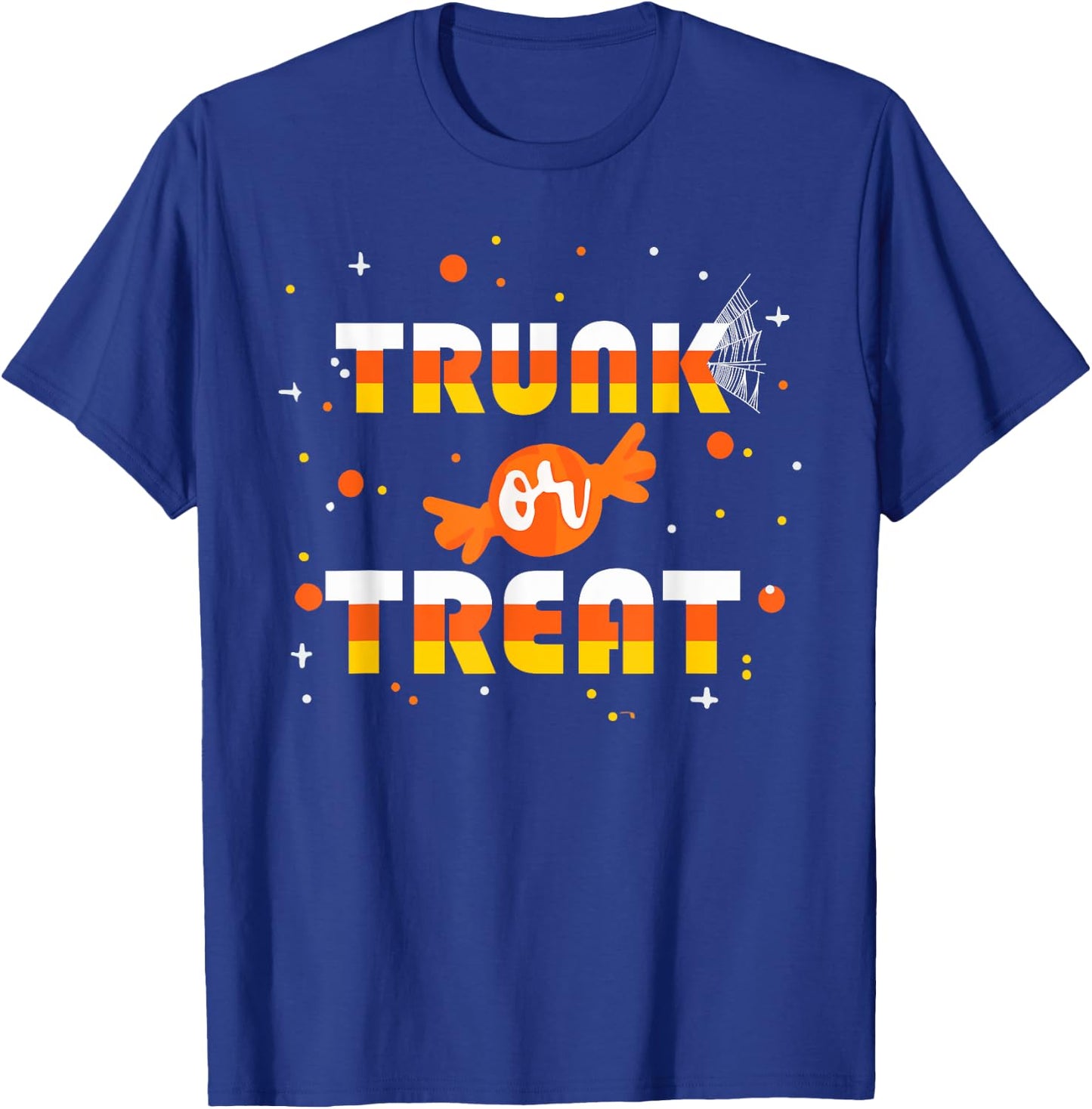 Trunk Or Treat Halloween Costume Christian Church Candy Corn T-Shirt - T-Shirt | Royal