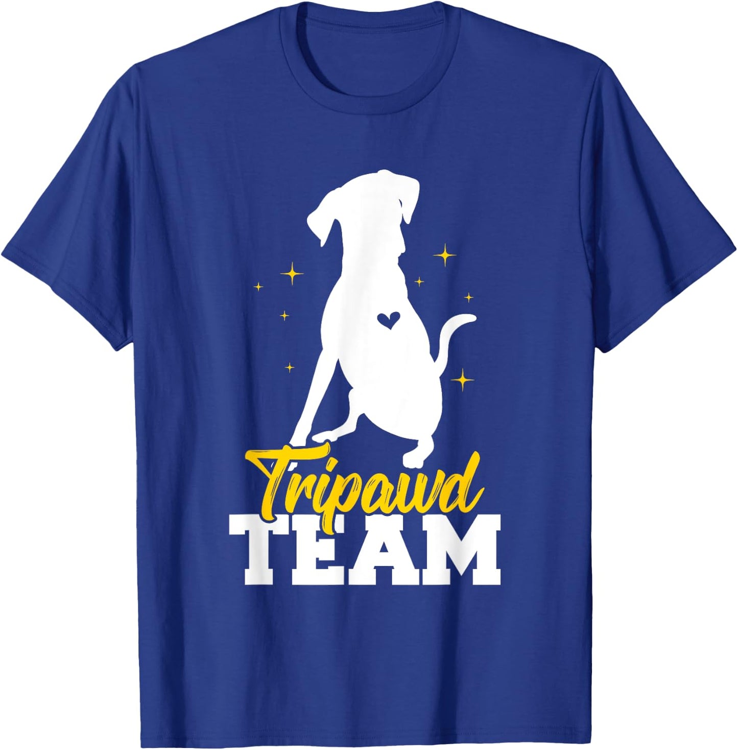 Tripawd Team Leg Amputee Dog Tripaw Dogs Tripod Dog Owners T-Shirt - T-Shirt | Royal