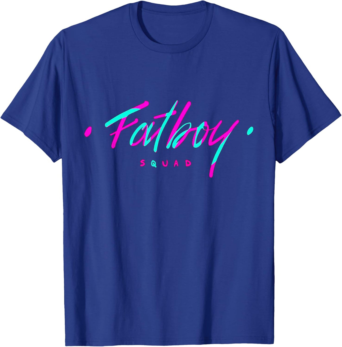 Fatboy Squad Gym Weightlifting Bodybuilding Fitness Workout T-Shirt - T-Shirt | Royal