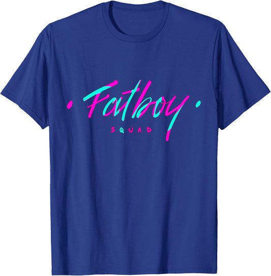 Fatboy Squad Gym Weightlifting Bodybuilding Fitness Workout T-Shirt - T-Shirt | Royal
