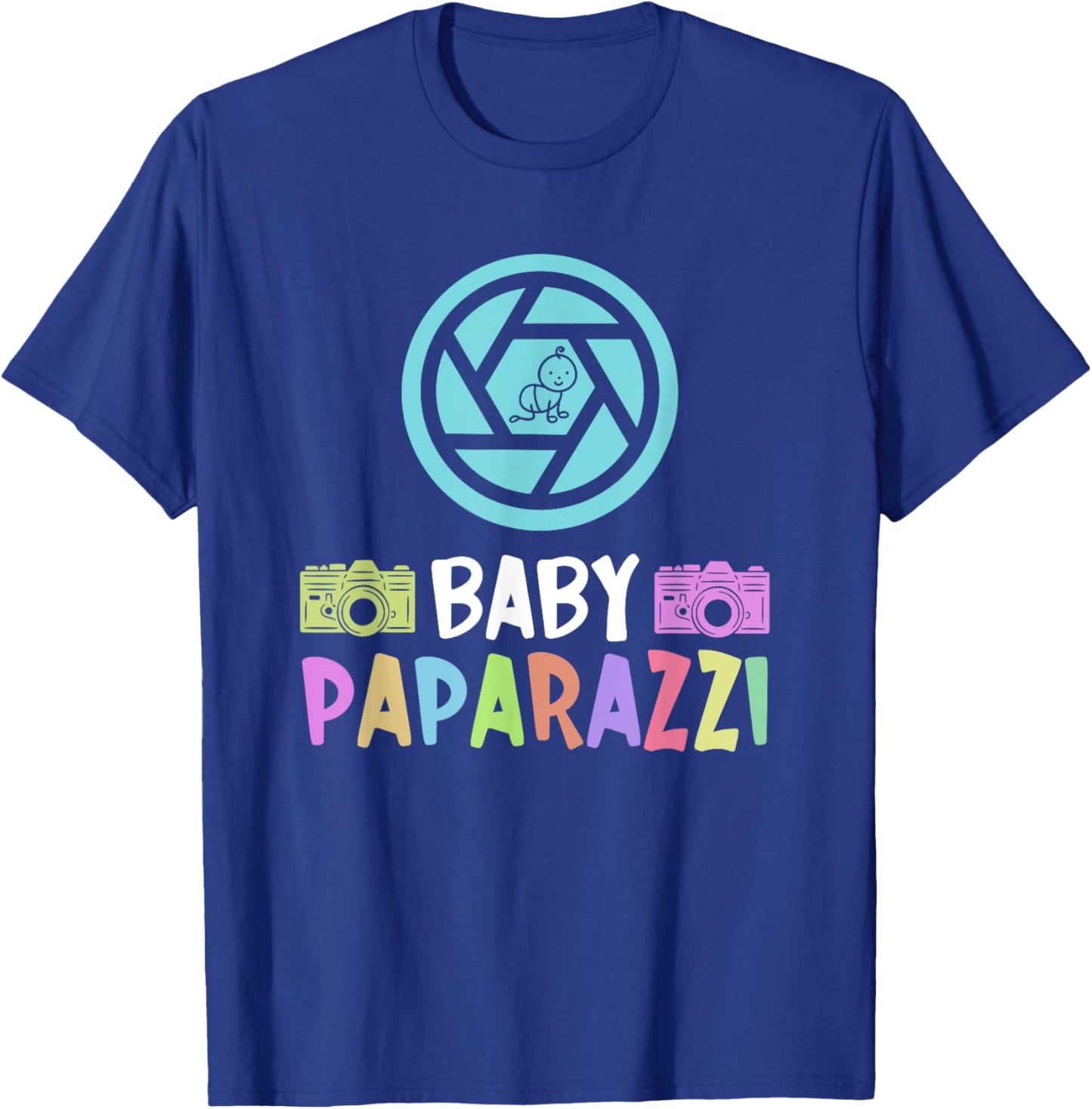 Baby Paparazzi - Newborn Photographer Photographer T-Shirt - T-Shirt | Royal
