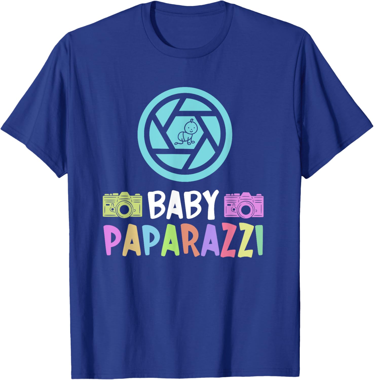 Baby Paparazzi - Newborn Photographer Photographer T-Shirt - T-Shirt | Royal