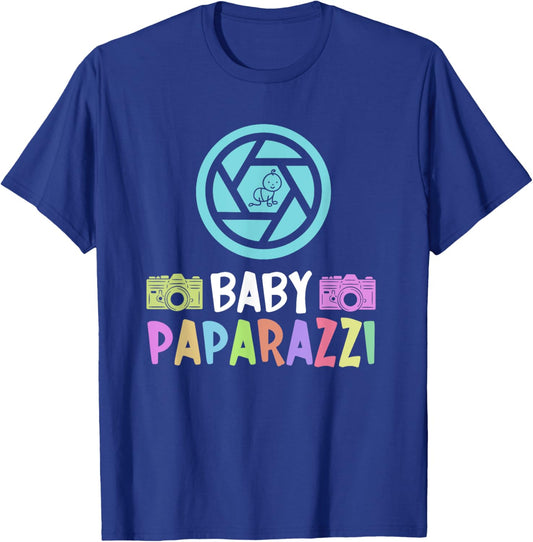 Baby Paparazzi - Newborn Photographer Photographer T-Shirt - T-Shirt | Royal