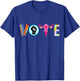 Vote Banned Books Reproductive Rights BLM Political Activism T-Shirt - T-Shirt | Royal