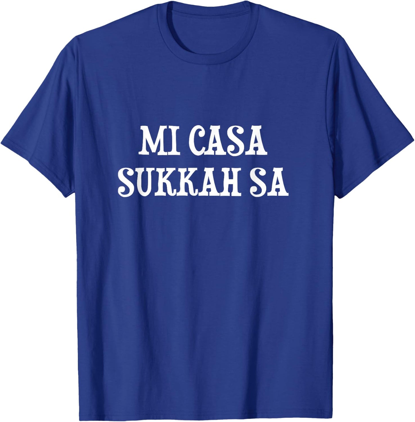Mi Casa Sukkah sa Sukkot Jewish Ushpizin Guests Lulav Etrog T-Shirt - T-Shirt | Royal