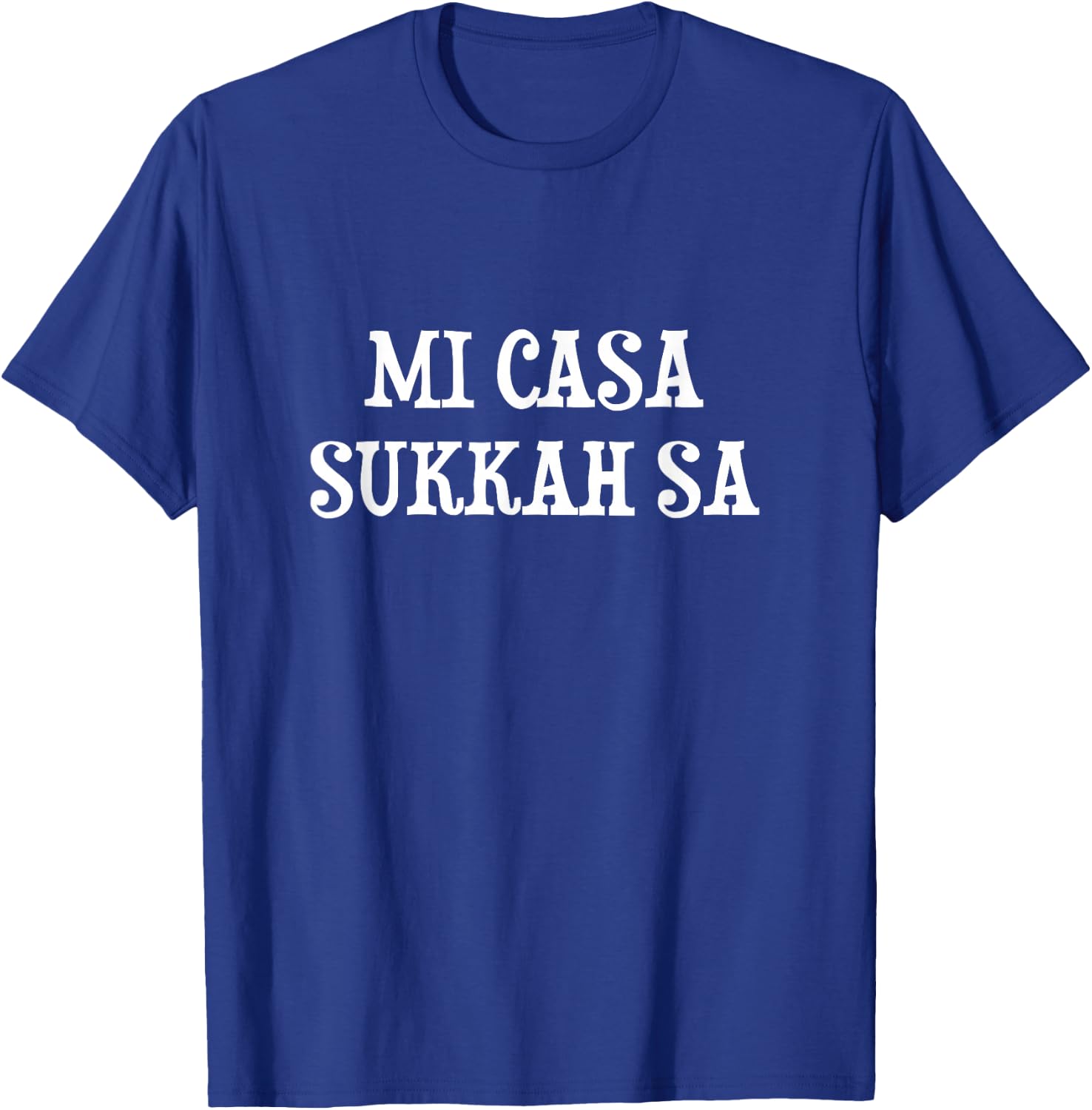 Mi Casa Sukkah sa Sukkot Jewish Ushpizin Guests Lulav Etrog T-Shirt - T-Shirt | Royal