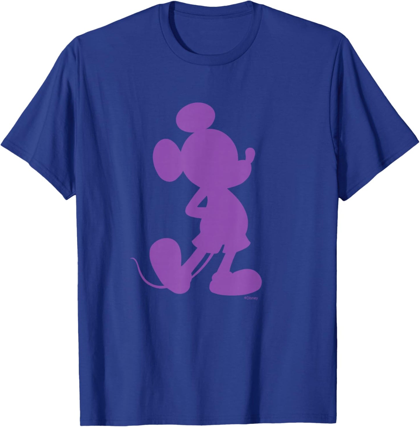 Disney Mickey Mouse Pride Classic Pose Purple Icon Fill T-Shirt - T-Shirt | Royal